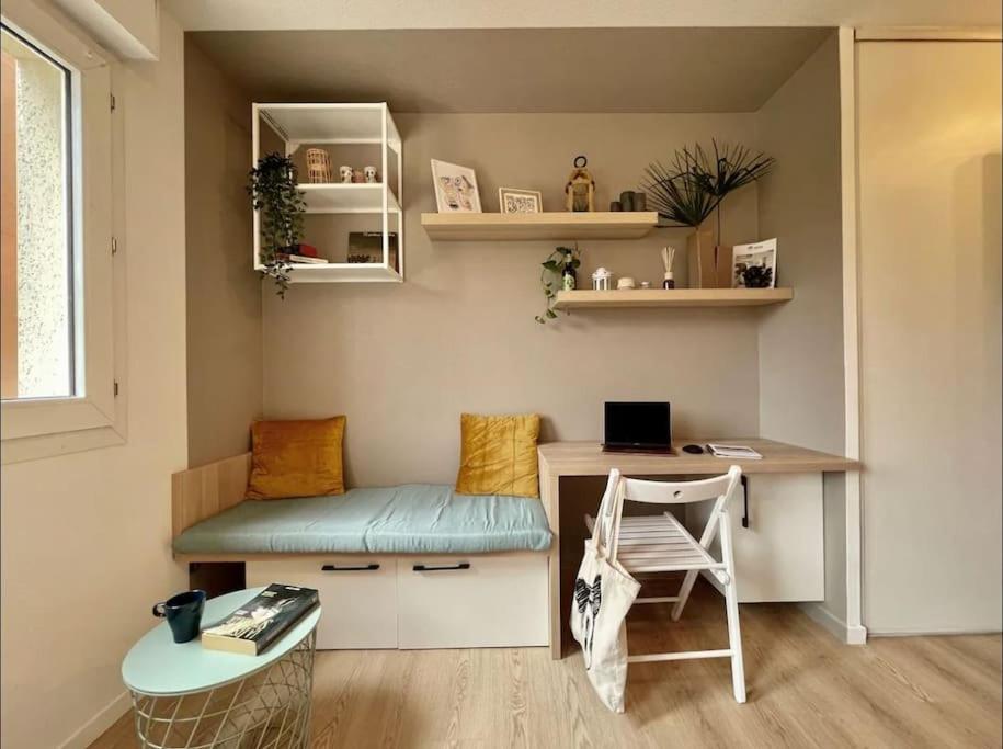 Studio Orchidee - Metro Arenes - Hopital A 5 Mn Apartment Toulouse Exterior foto